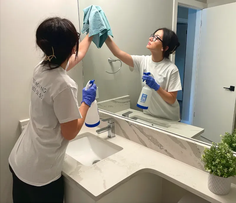 Professional bathroom cleaning by Tova Clean & Shine, Edmonton