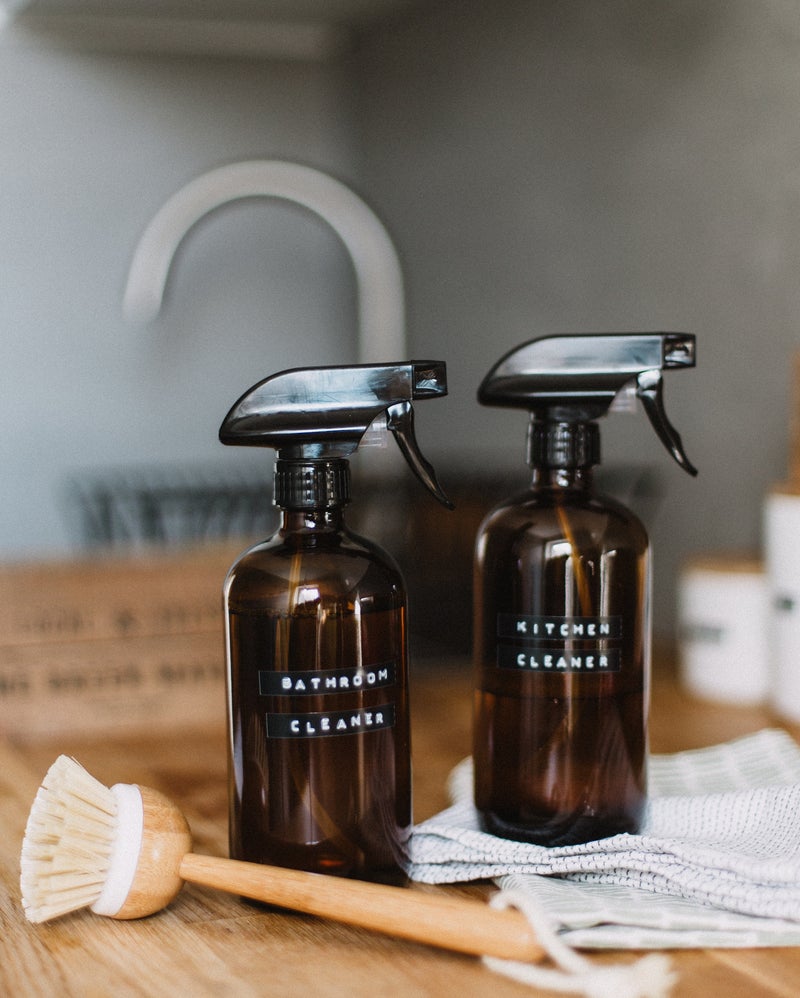 Eco-friendly cleaning supplies used by Tova Clean & Shine, Edmonton